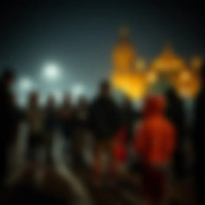 Community Impact of the Busenitz Light Group of skateboarders gathered, discussing the impact of the Busenitz Light on skate culture