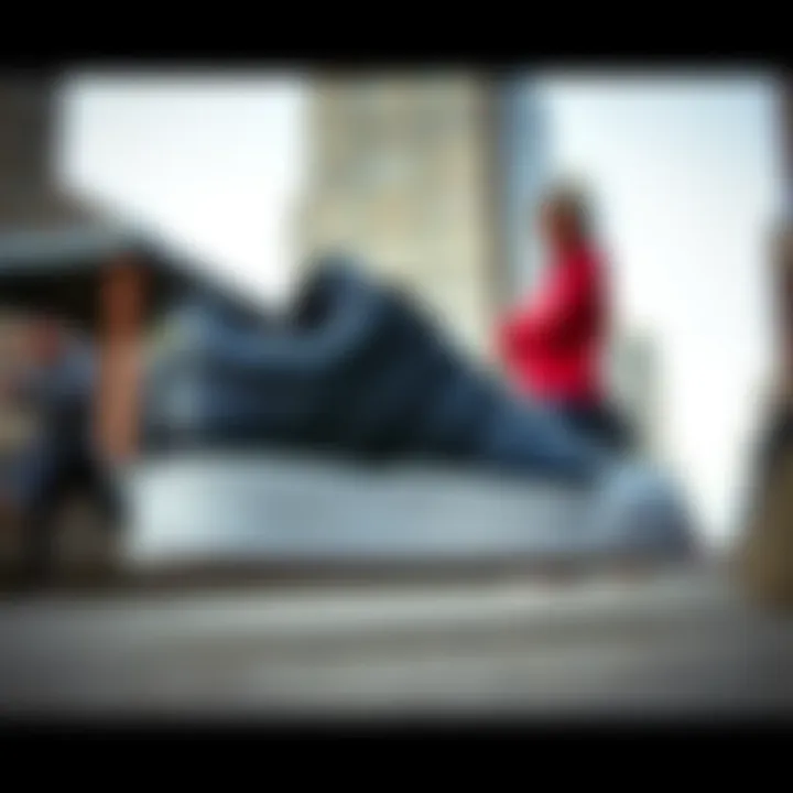 Cultural Significance of the adidas Forum 84 Low Platform The adidas Forum 84 Low Platform in an urban environment, highlighting its cultural significance