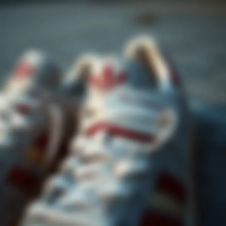 Unique Design Elements of Adidas Forum 84s Detailed view of Adidas Forum 84s showcasing unique design elements