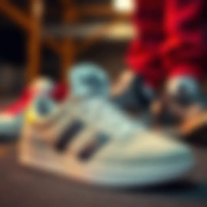 various adidas shoe models popular in skateboarding