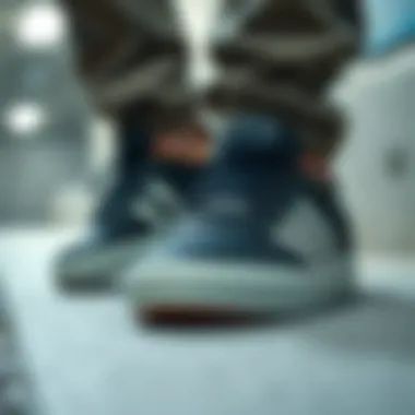 Innovative Design Features of Adidas Skate Slip-Ons Close-up of the stylish Adidas skate slip-ons showcasing unique design elements.