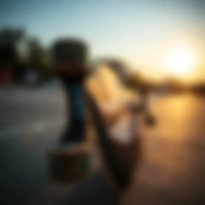 Aesthetic Appeal of Camo Grip Tape Camo grip tape enhancing skateboard aesthetics