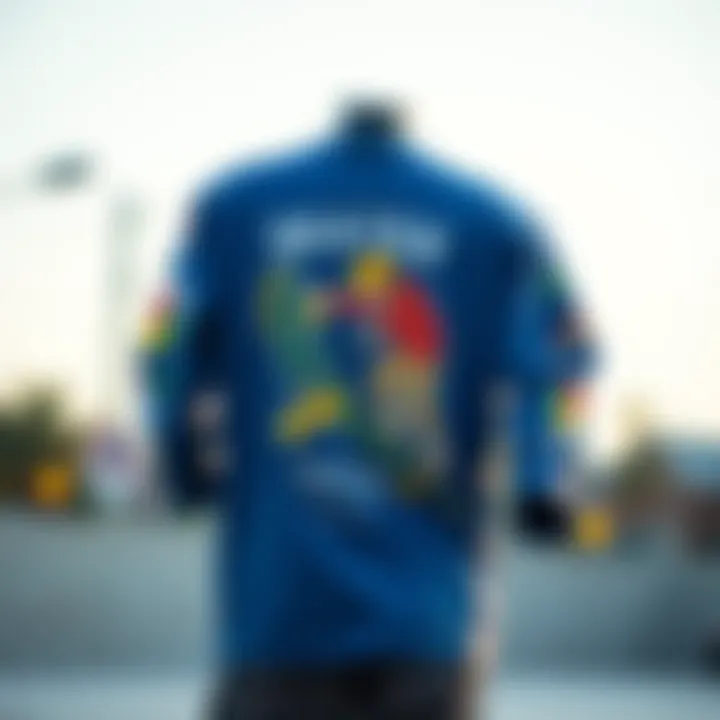 Unique Designs in Affordable Graphic Long Sleeve Shirts Vibrant graphic long sleeve shirt showcasing unique designs