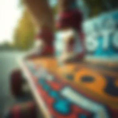 Expressing Creativity Through Griptape An artistic representation of fingerboard griptape reflecting individuality and creativity