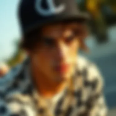 Blending Fashion and Identity An artistic view of skate culture, blending fashion and identity.