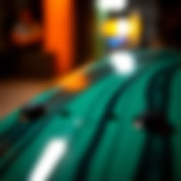 Close-up of the deck material of the Baker Complete Skateboard 8.25