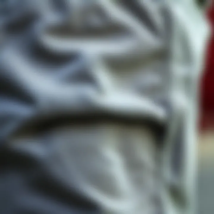 Fabric Texture of Sweatshorts Close-up of sweatshort fabric texture