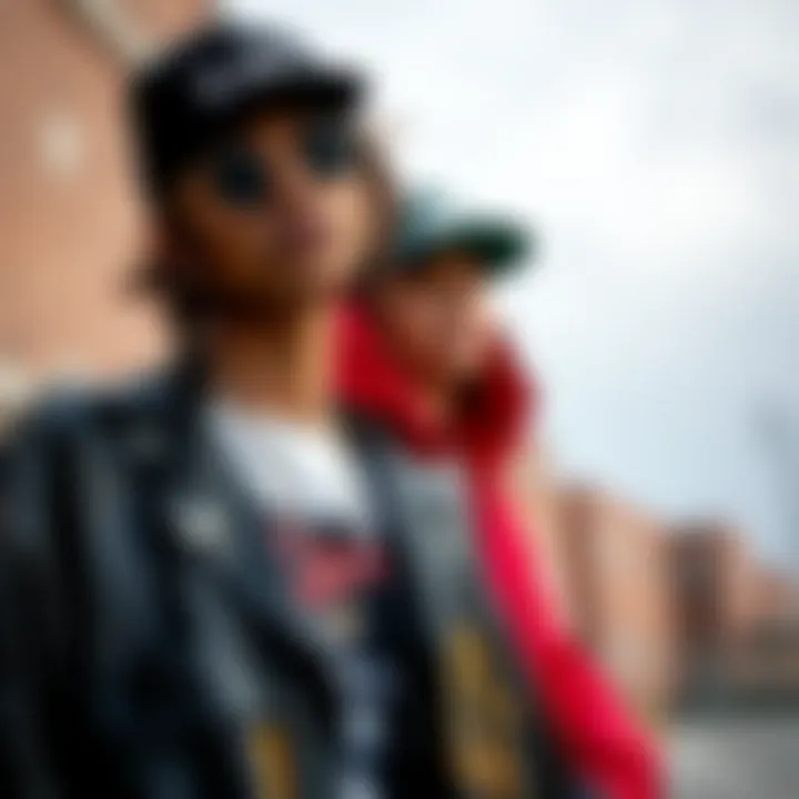 Fashion Integration with Blazer Low Black A stylish outfit featuring Blazer Low Black paired with streetwear