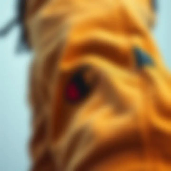 Close-up of Champion Reverse Weave Jogger Fabric Stylish jogger showcasing fabric texture