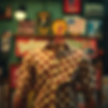 The Evolution of Checkerboard Patterns Historical checkerboard shirt in vintage setting