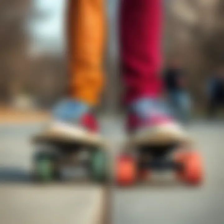 Side-by-side comparison of skate materials for durability