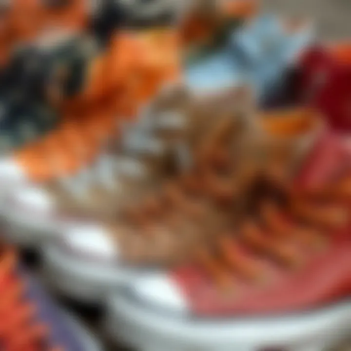 Collection of Chuck Taylor leather high tops in different colorways