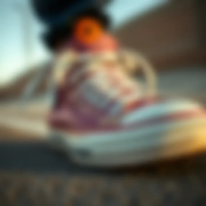 Detailed Features of the Ultra Mid Close-up view showcasing the unique features of Chuck Taylor Ultra Mid shoes.