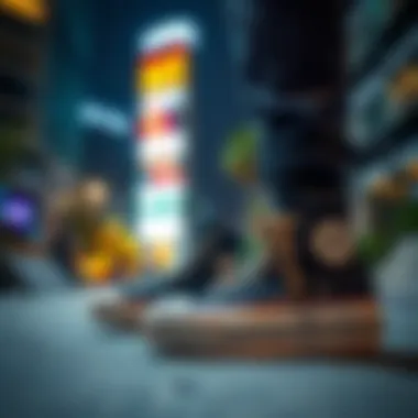 Urban Vibes Urban street scene featuring Converse high tops in a skate park