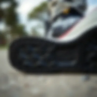 Grip and Durability of Converse Hike Close-up of Converse Hike soles showcasing grip and durability