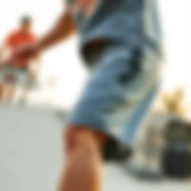 Performance in Action: Sweat Shorts in Use Athlete showcasing performance-oriented sweat shorts