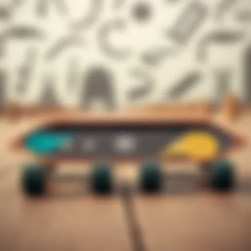 Understanding Skateboard Dimensions A skateboard showcasing various sizes and shapes