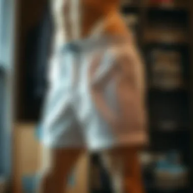 A well-fitted pair of shorts on a stylish mannequin