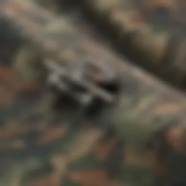 Durable Camo Fabric for Skate Enthusiasts Close-up of camo fabric showcasing its durable texture
