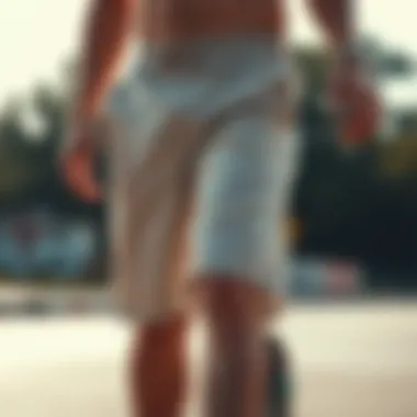 Fabric Choices for Comfort and Durability Different fabric types used in skateboarding shorts