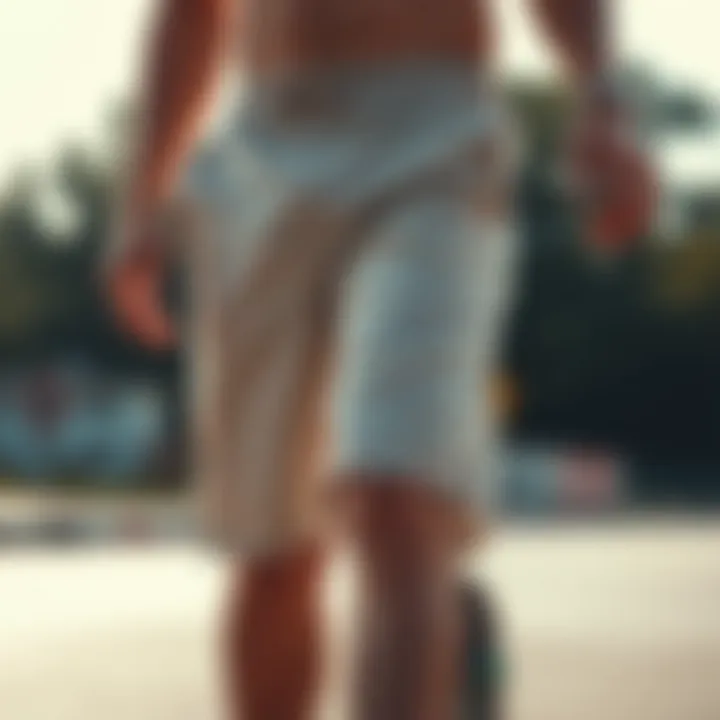 Fabric Choices for Comfort and Durability Different fabric types used in skateboarding shorts