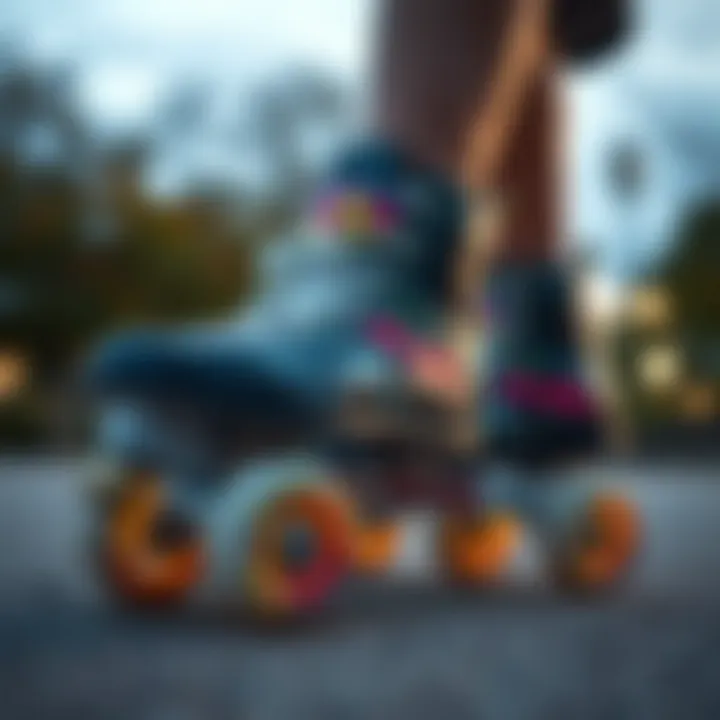 Innovative all terrain Heelys with vibrant designs