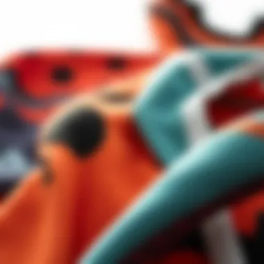 Quality Fabric Choices Close-up of fabric textures used in skate clothing