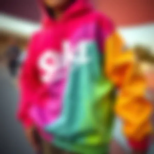Vibrant Skateboard Apparel Stylish skateboard apparel showcasing vibrant colors and unique designs