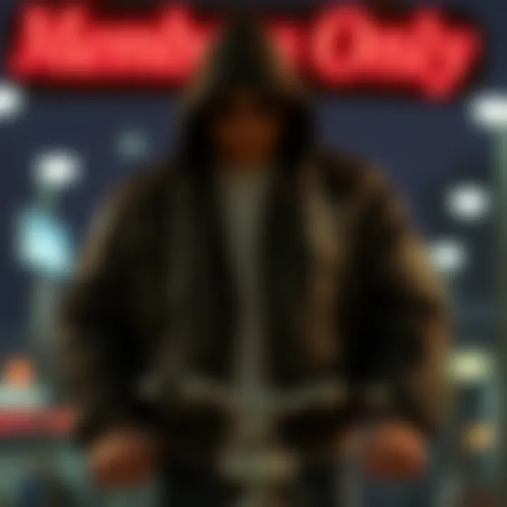 Nostalgic Advertisement Vintage advertisement showcasing the Members Only jacket