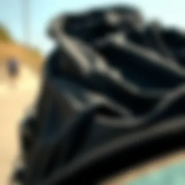 Innovative Materials and Design Philosophy Close-up of Black Ethika's unique fabric and design details