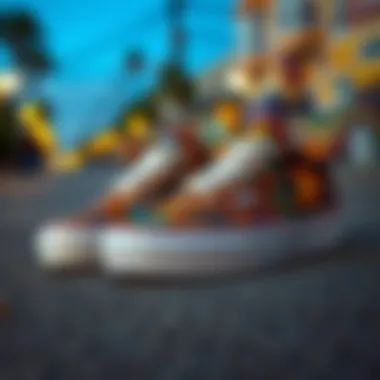 Customized Brown Vans with Unique Designs Customized brown Vans with unique designs