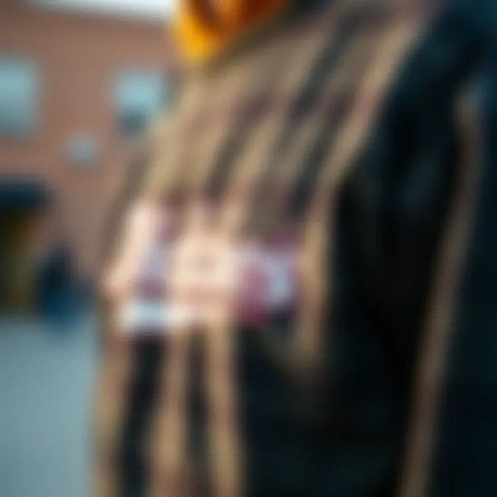 Close-up of Dickies Skate Style Clothing Close-up of Dickies skate style clothing