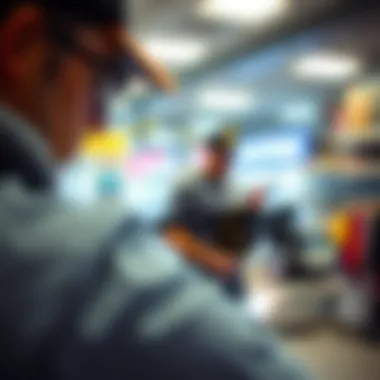 Online shopping for discount eyewear on a digital device