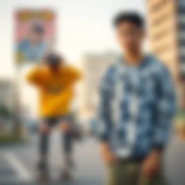 Sustainable Urban Apparel Highlights Stylish urban apparel highlighting sustainability