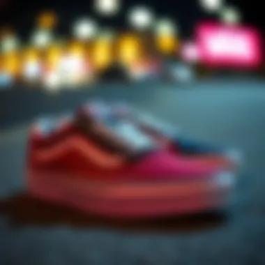 Modern Design Elements in Vans Footwear Stylish Vans showcasing modern design elements