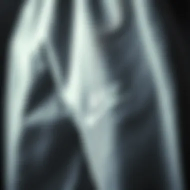 Fabric Quality of Nike Sweatpants Close-up of the fabric quality of Nike sweatpants