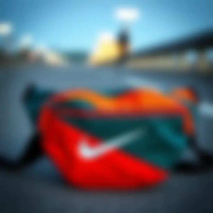 Stylish design of the Nike Heritage Hip Pack showcasing its sleek lines and vibrant colors