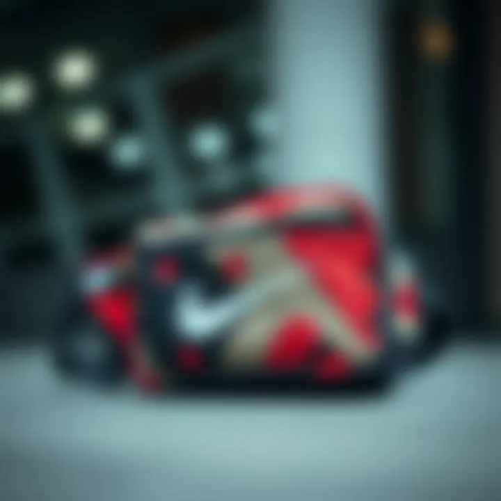 Close-up of the materials used in the Nike Heritage Hip Pack, emphasizing durability and quality