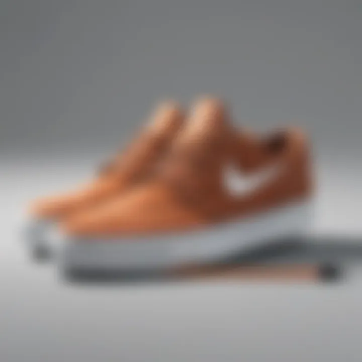 Detailed view of Nike Janoski Golf Shoes showcasing design elements