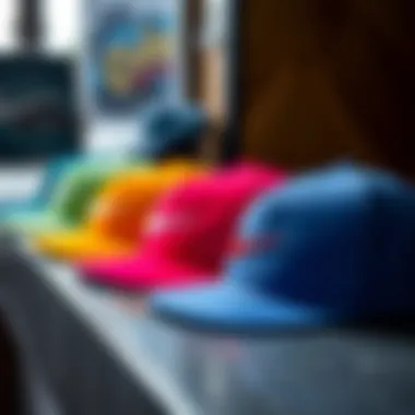 Different color variations of the Nike SB Dri-Fit Hat displayed