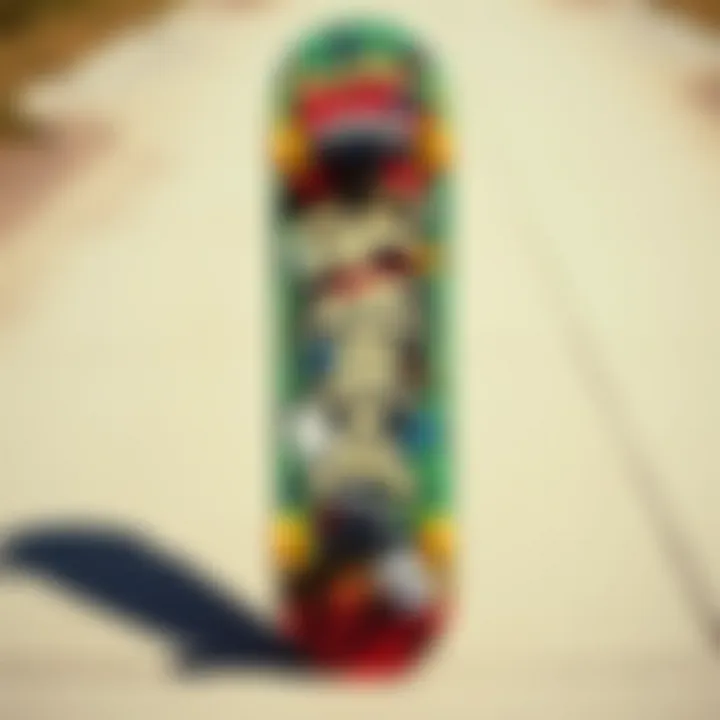 A skateboard decorated with OFWGKTA graphics representing the brand's influence.