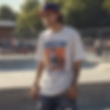 A montage of skateboarders wearing PBR shirts at a skatepark, embodying culture and identity.