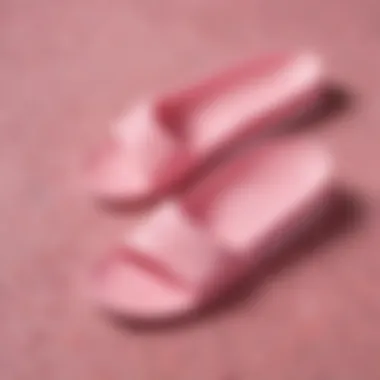 Close-up of the material and texture of Pink Rip N Dip slides