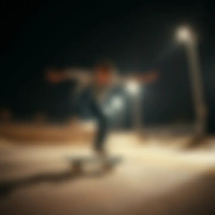 Skateboarding Excellence with Plan B Equipment A skateboarder demonstrating skills on a Plan B board