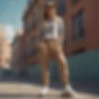 Chic Outfit Ideas with Relaxed Chinos Stylish outfit featuring relaxed chinos and accessories