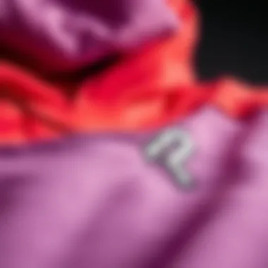 Close-up of the unique fabric texture of a Ripndip hoodie