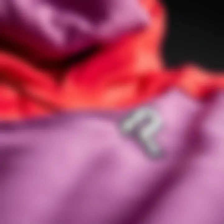 Close-up of the unique fabric texture of a Ripndip hoodie