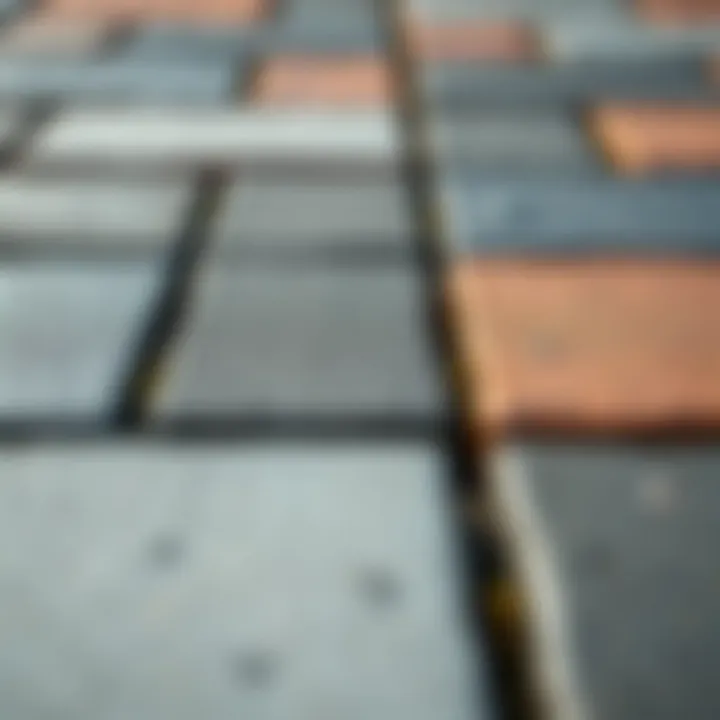 Detailed Texture of Skate Anytime Tiles Close-up of the texture and composition of skate anytime tiles