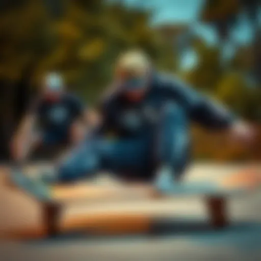 A vibrant collection of skateboarding apparel showcasing style and function.