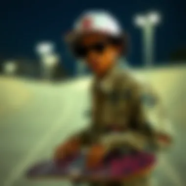 Cultural Influence of Skateboard Fashion Artistic representation of skateboard culture's influence